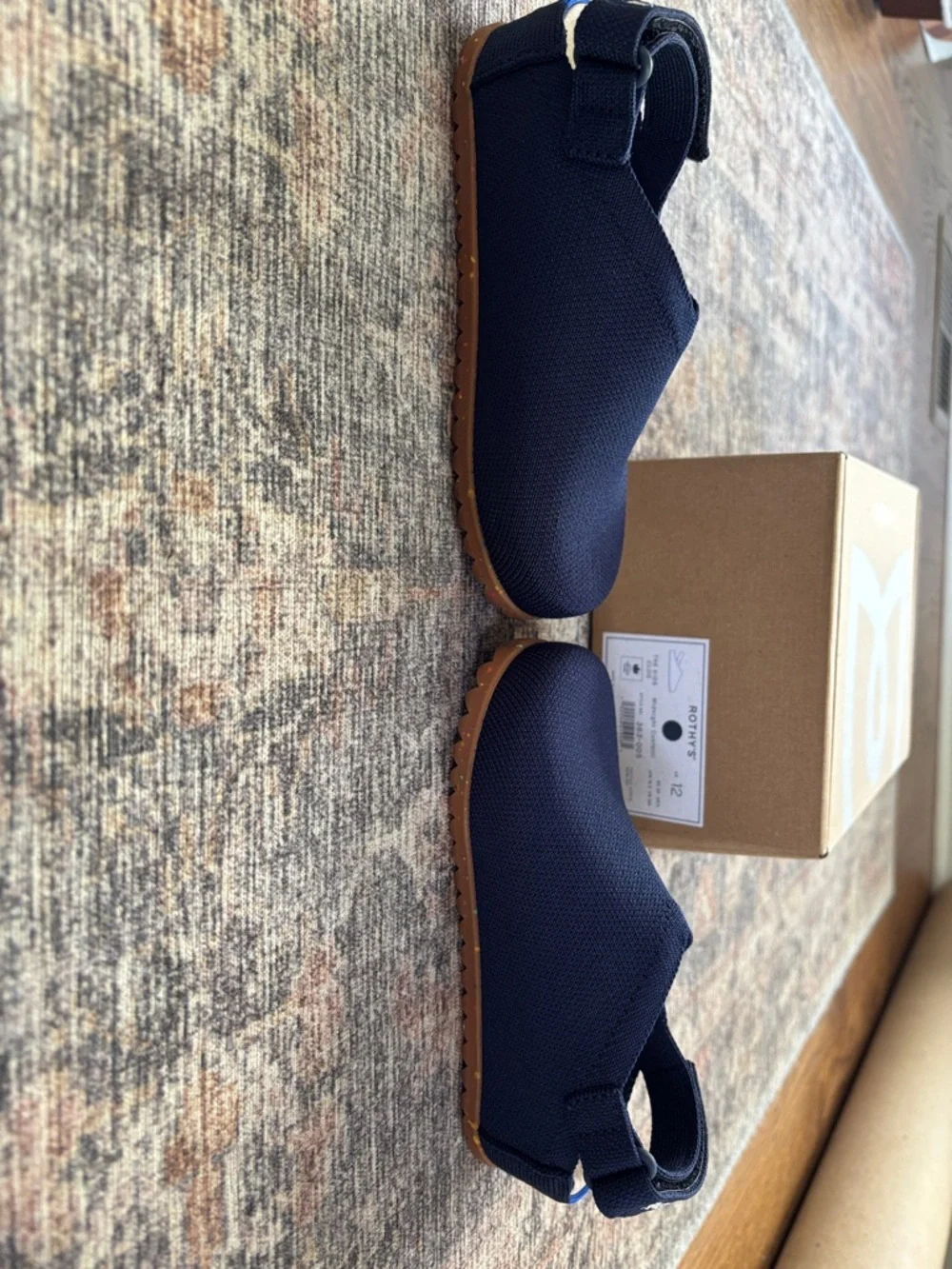 Rothy's Kids Clog in Midnight Confetti Navy. Size 12. Never worn. New with box - Picture 5 of 7